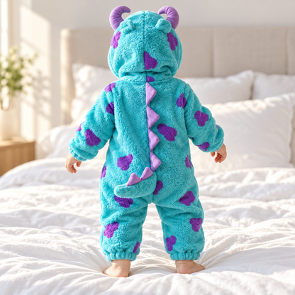 Baby Monster Plush Onesie – Warm All Winter, Easy Zip