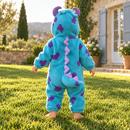 Baby Monster Plush Onesie – Warm All Winter, Easy Zip