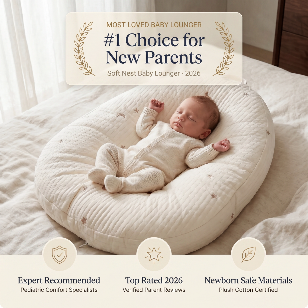 BebFly™ CozyNest Baby Lounger