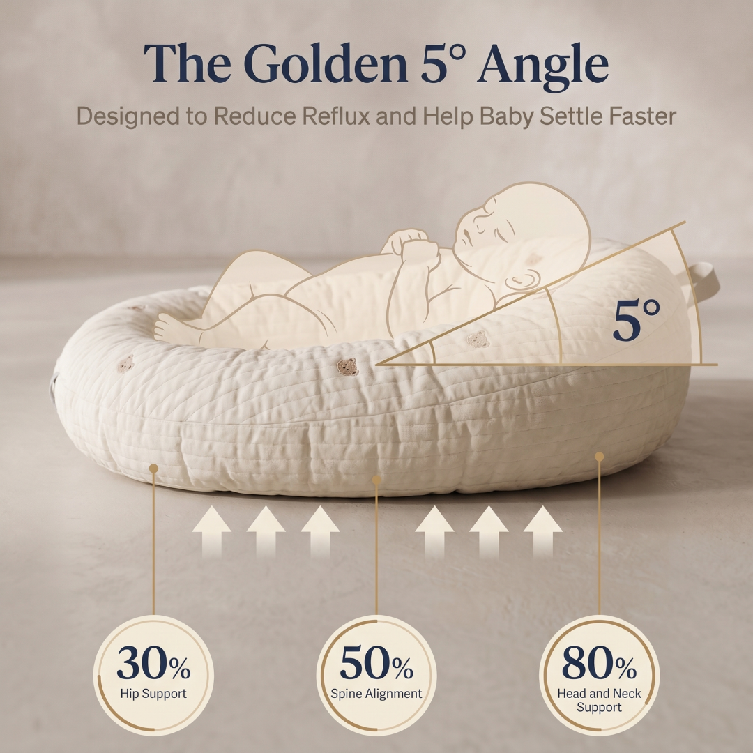 BebFly™ CozyNest Baby Lounger