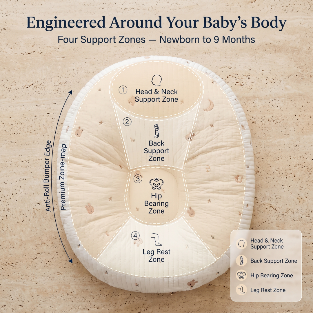 BebFly™ CozyNest Baby Lounger